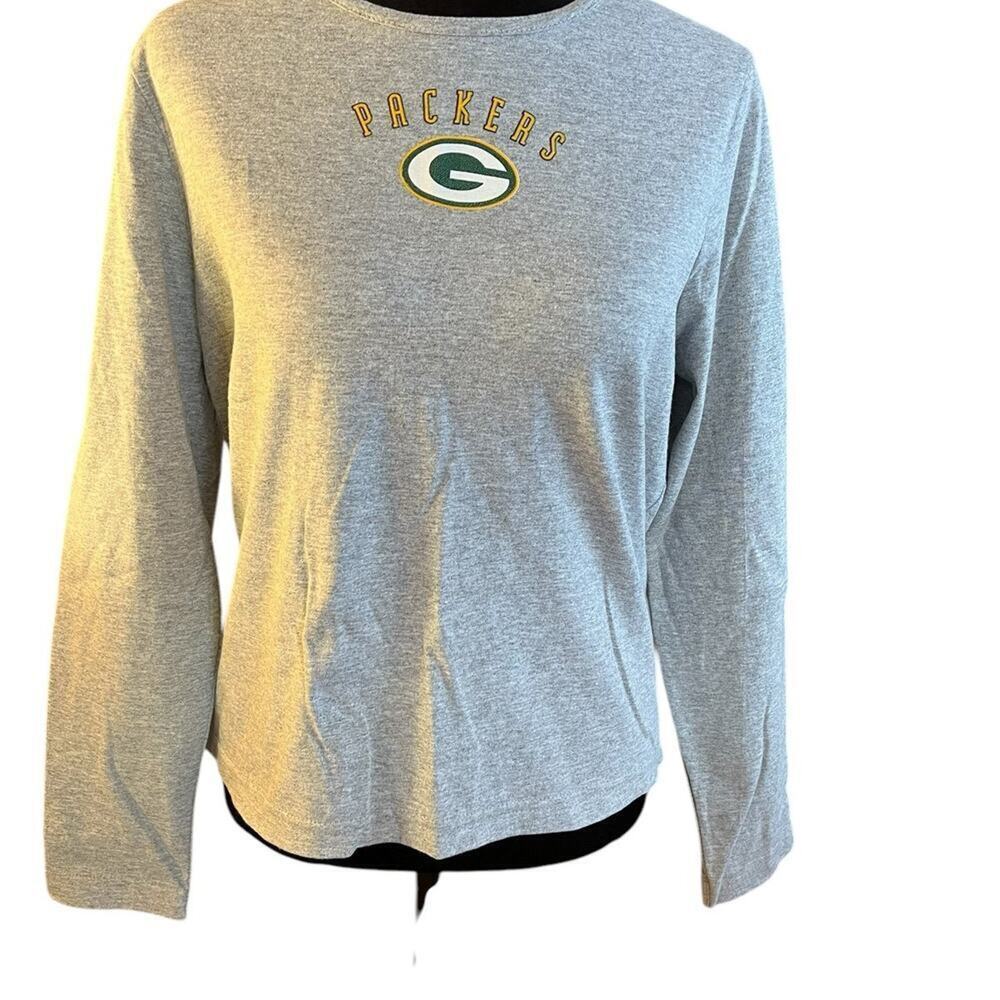 NFL for Her women’s size M Packers, long sleeve gray T-shirt